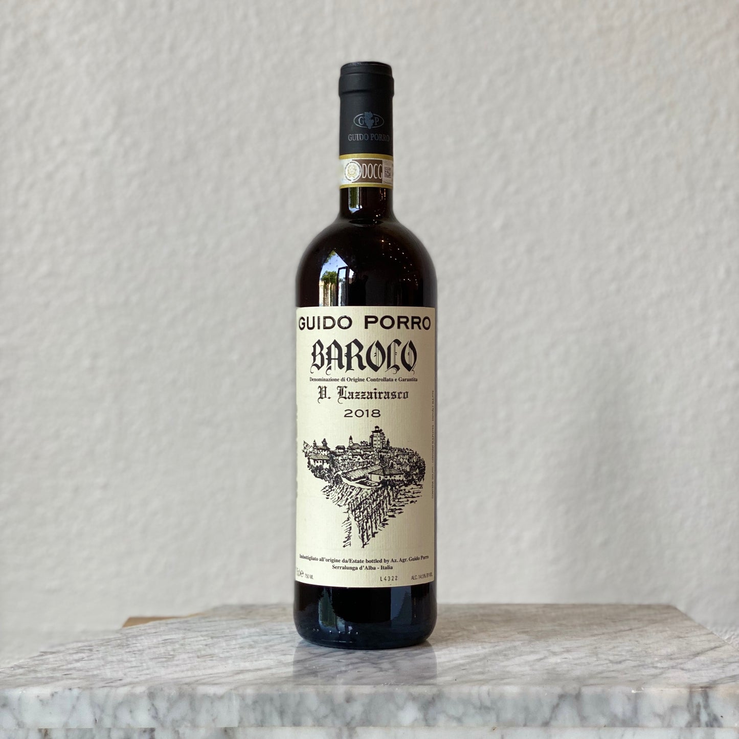 Guido Porro, Barolo 'Vigna Lazzairasco' 2018