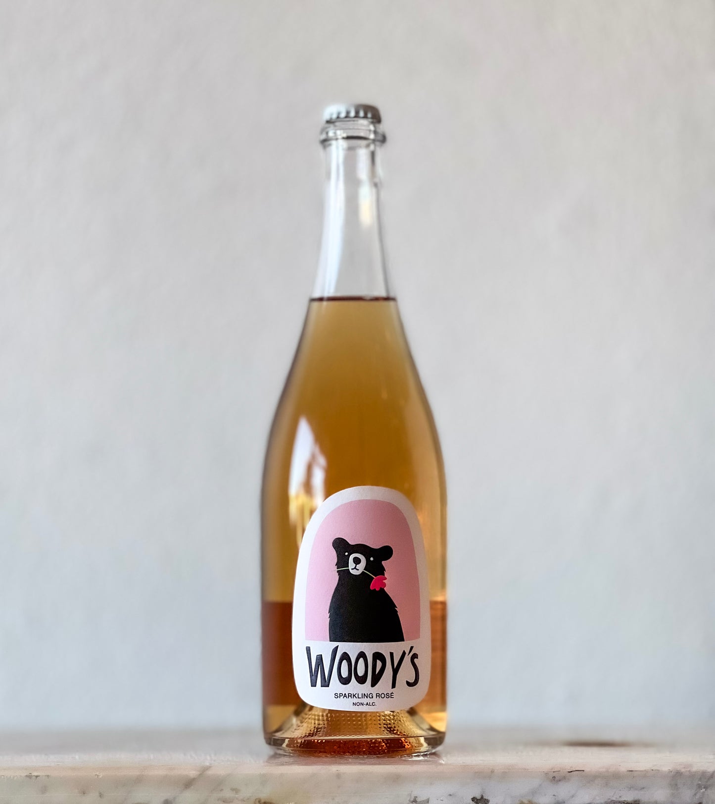 Woody's, Sparkling Rose Non-Alcoholic NV