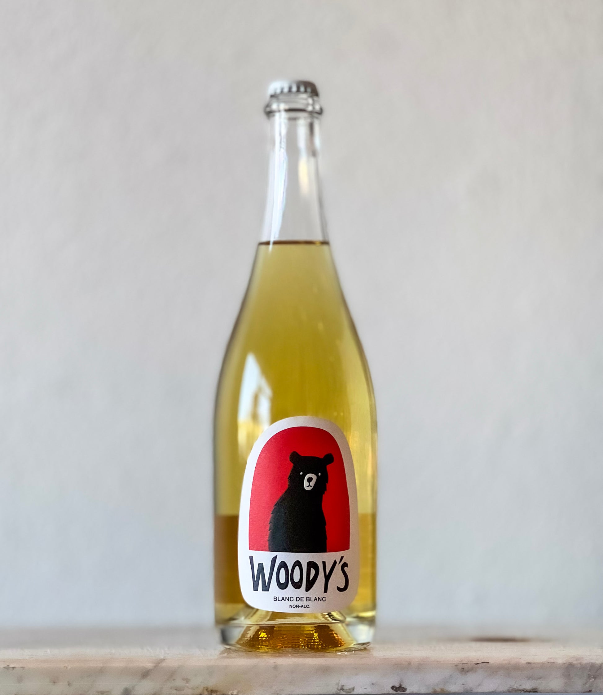Woody's, Blanc de Blanc Non-Alcoholic NV