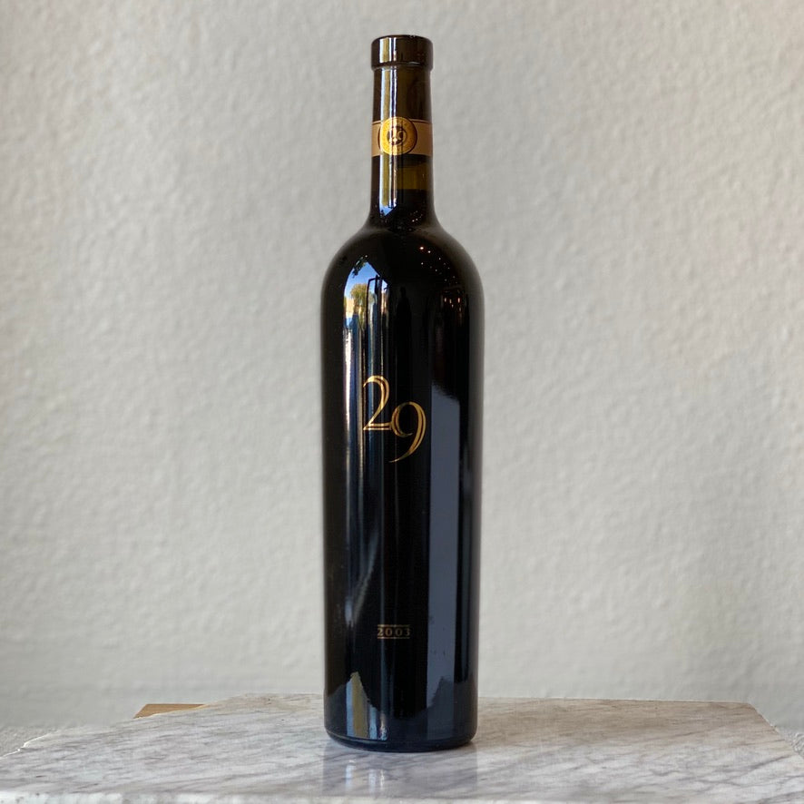Vineyard 29, Estate Cabernet Sauvignon 2003