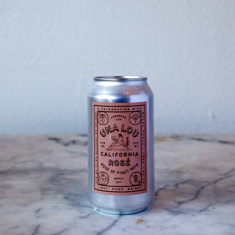 Scribe, UNA LOU Pinot Noir California Rose 2022 CANS
