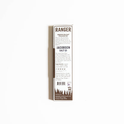 Ranger Chocolate Co., Oregon Sea Salt Chocolate Bar: 1 1/4 oz.