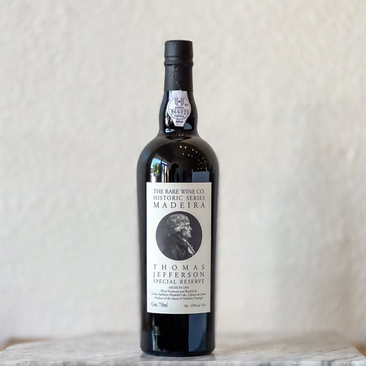 Barbeito, 'Thomas Jefferson Special Reserve' Madeira Rare Wine Company Historic Series NV