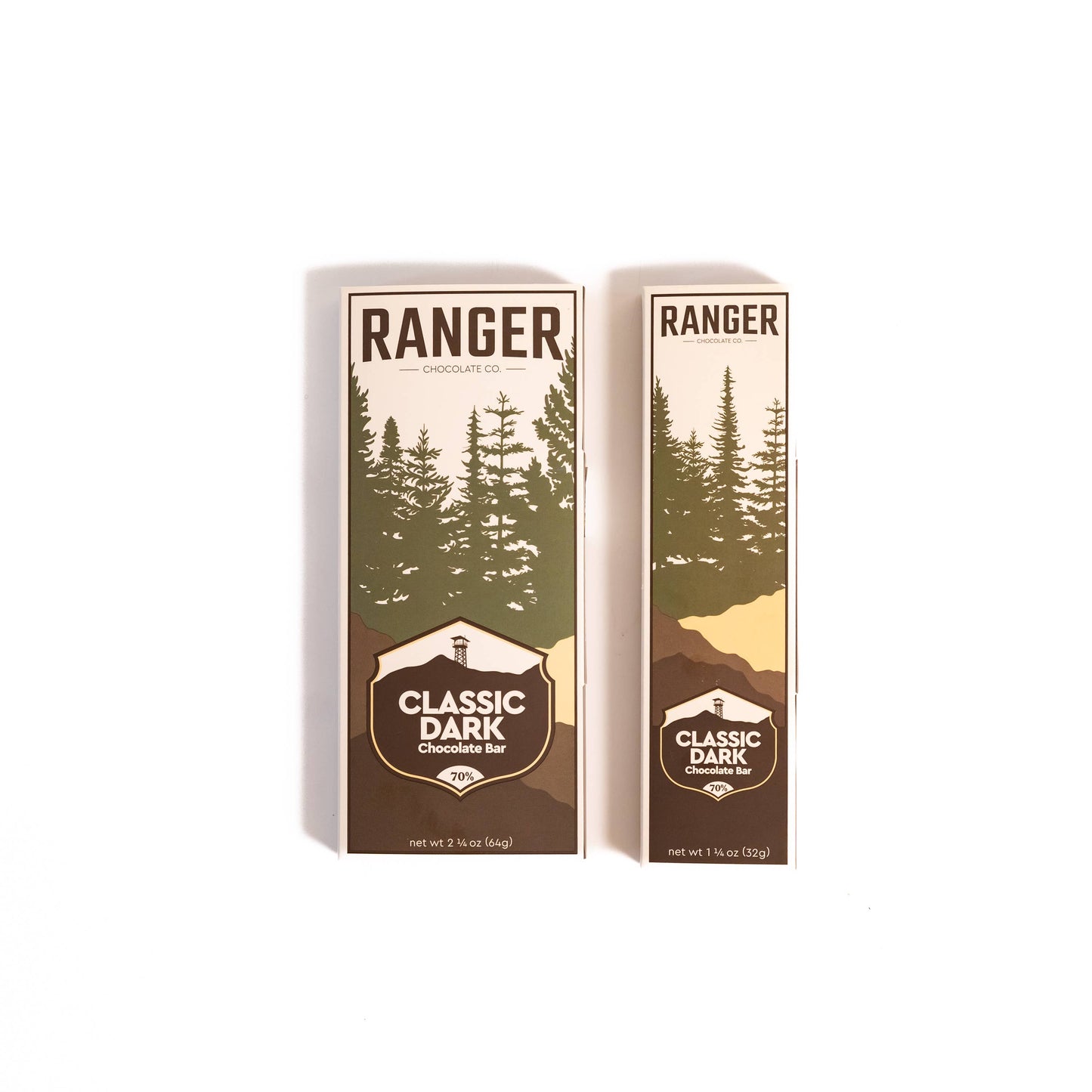 Ranger Chocolate Co., Classic Dark Chocolate Bar, 70% Cacao: 2 1/4 oz.