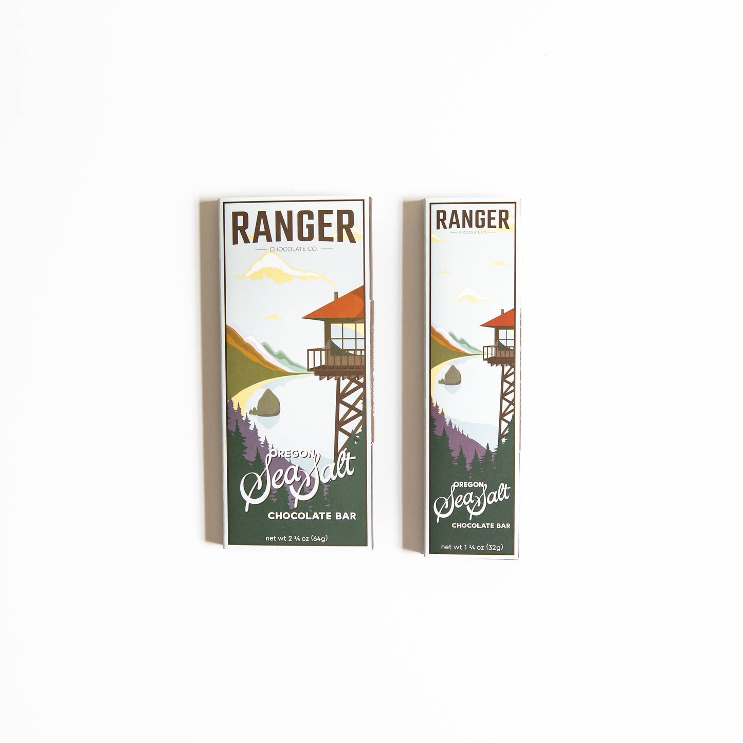 Ranger Chocolate Co., Oregon Sea Salt Chocolate Bar: 1 1/4 oz.