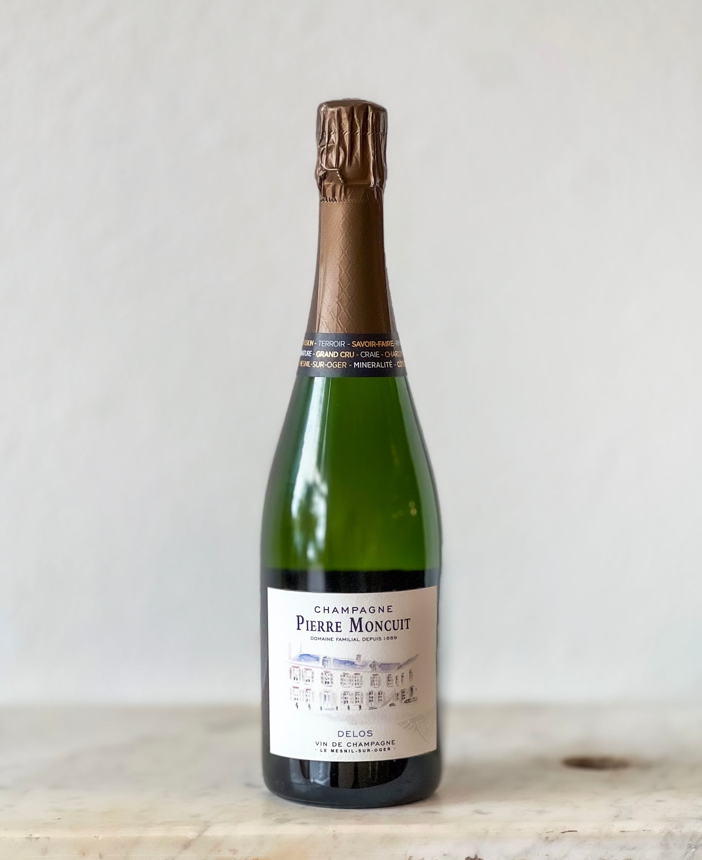 Pierre Moncuit, Champagne 'Pierre Moncuit-Delos' Blanc de Blancs Extra Brut NV