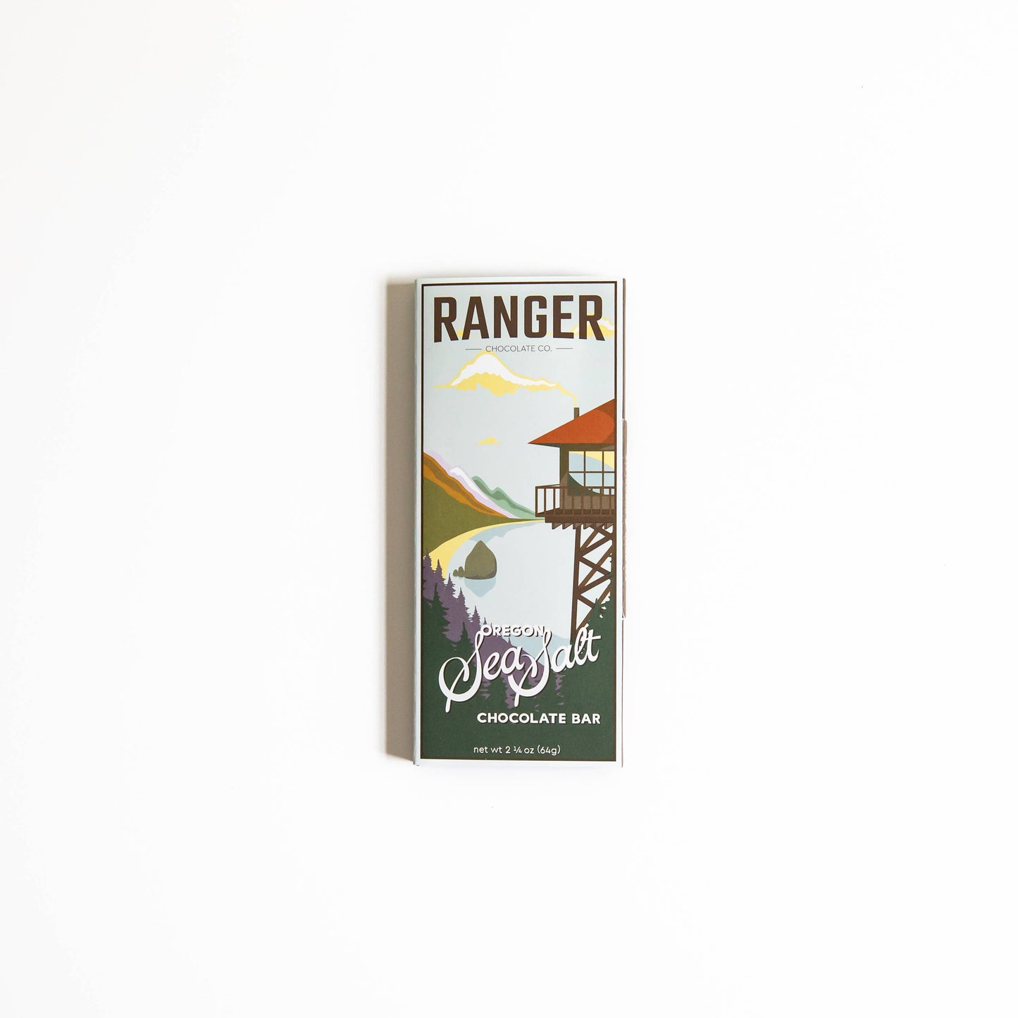 Ranger Chocolate Co., Oregon Sea Salt Chocolate Bar: 1 1/4 oz.