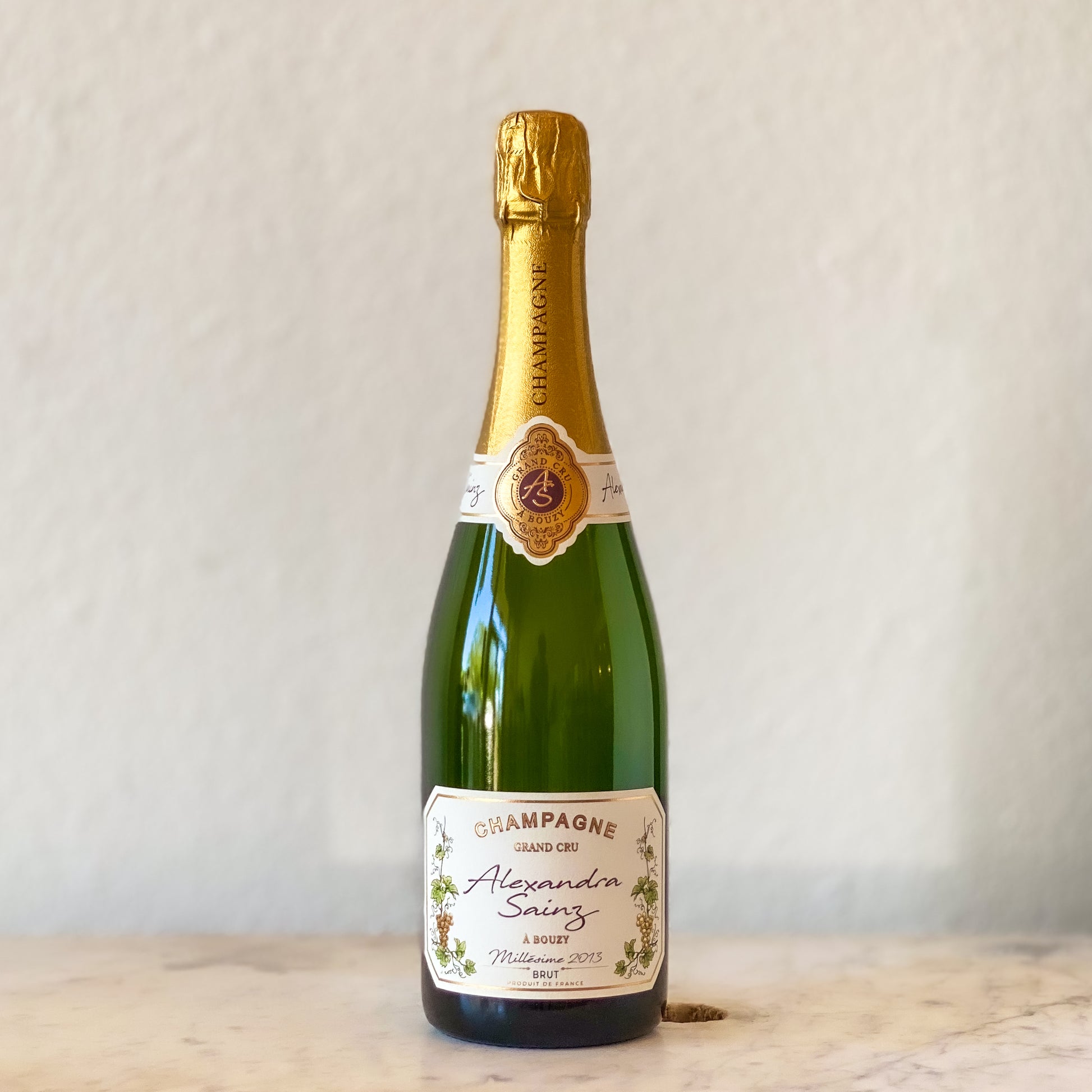 Alexandra Sainz, Grand Cru Bouzy Champagne 2013