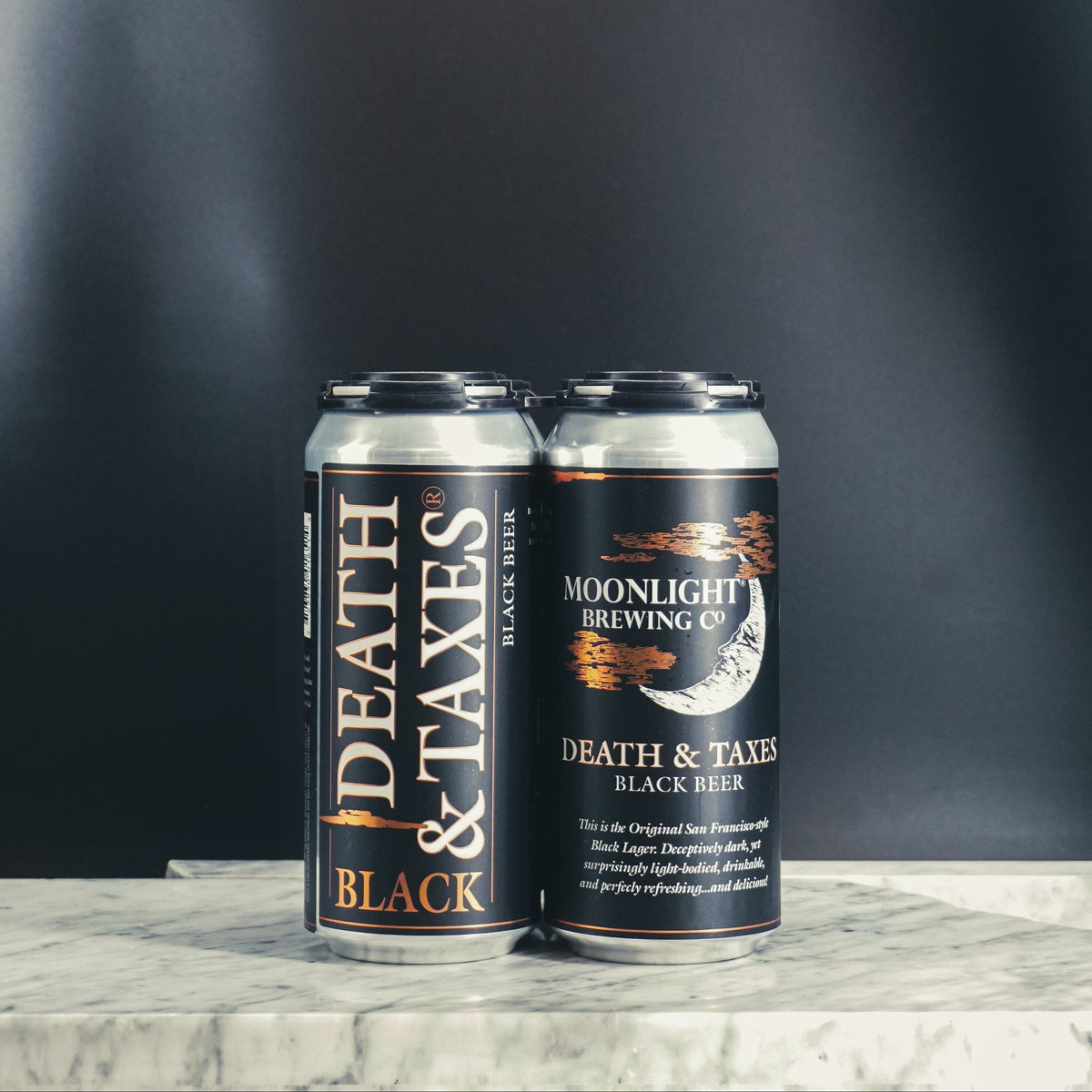 Moonlight Brewing Co., Death & Taxes 16.9oz Can