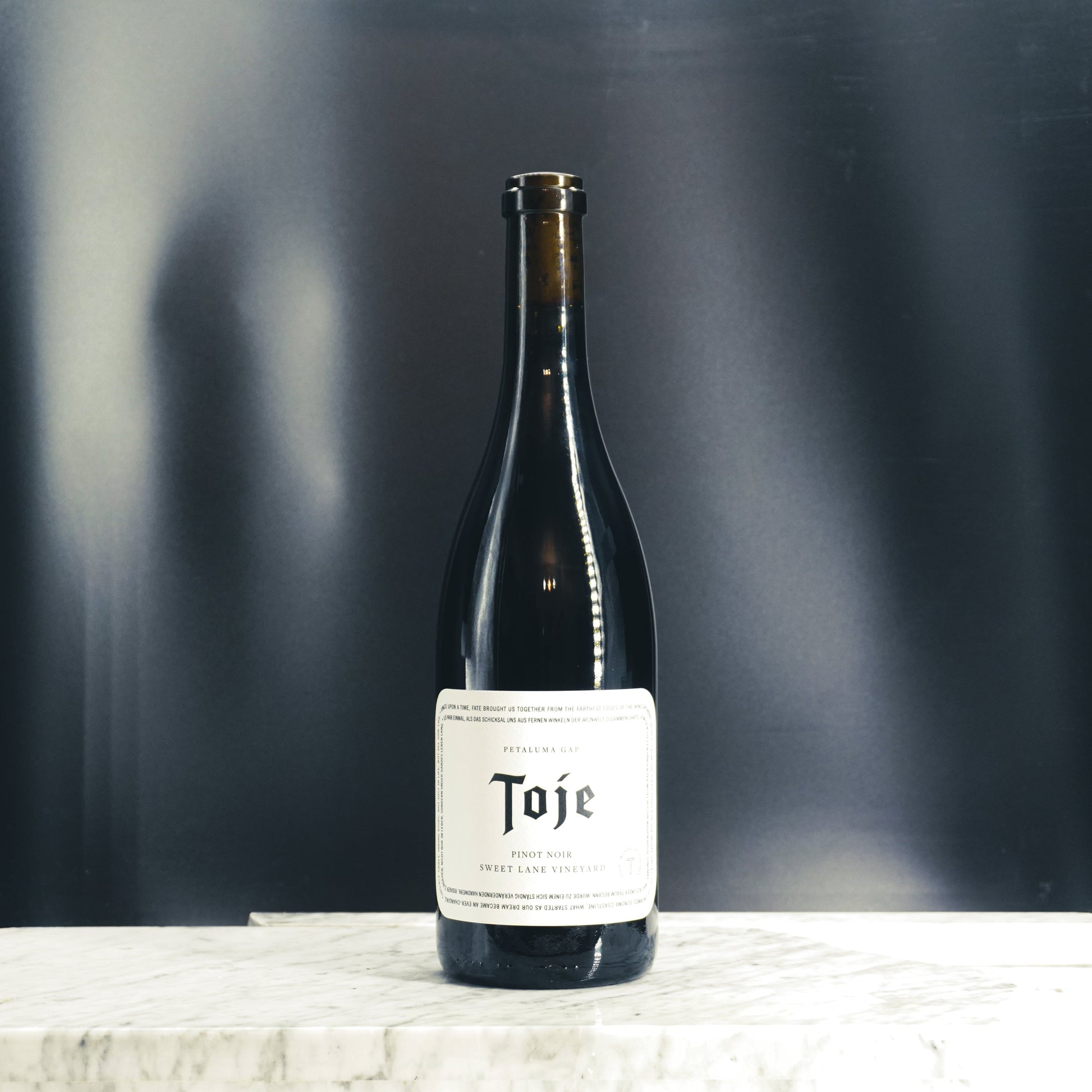 Toje Wines, Pinot Noir Petaluma Gap 'Sweet Lane Vineyard' 2023
