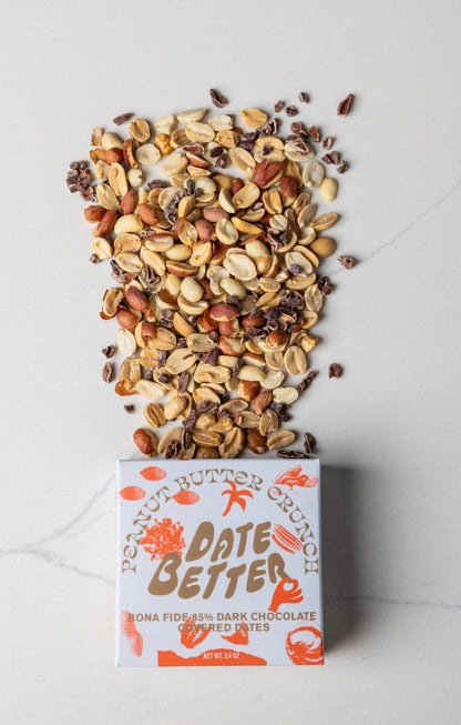 Date Better, Peanut Butter Crunch- Chocolate Covered Dates